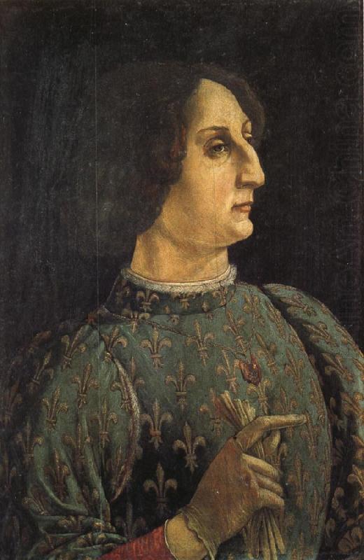 Portrait of Galeazzo Maria Sforza, Piero pollaiolo